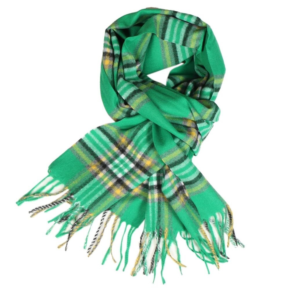 2004 Tartan Plaid Check Stewart Scottish Soft Warm Winter Cashmere Feel